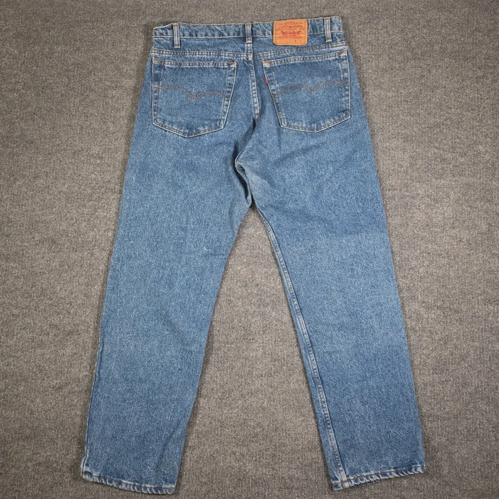 Vintage Levis 505 Jeans Mens 38x30 Medium Wash Blue Denim Straight Made in USA